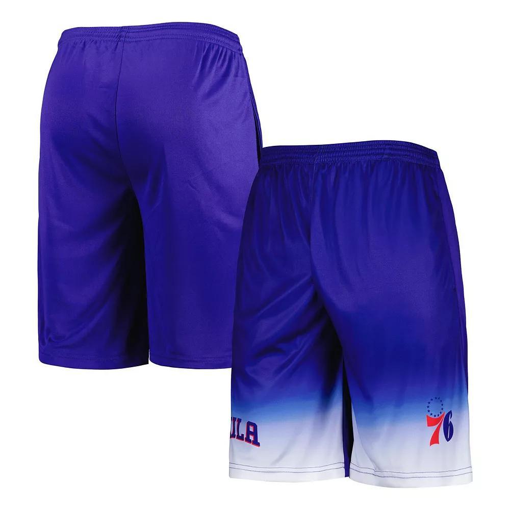 Men's Fanatics Branded Royal Philadelphia 76ers Fadeaway Shorts, Size: 3XL, 76r Blue Product Image