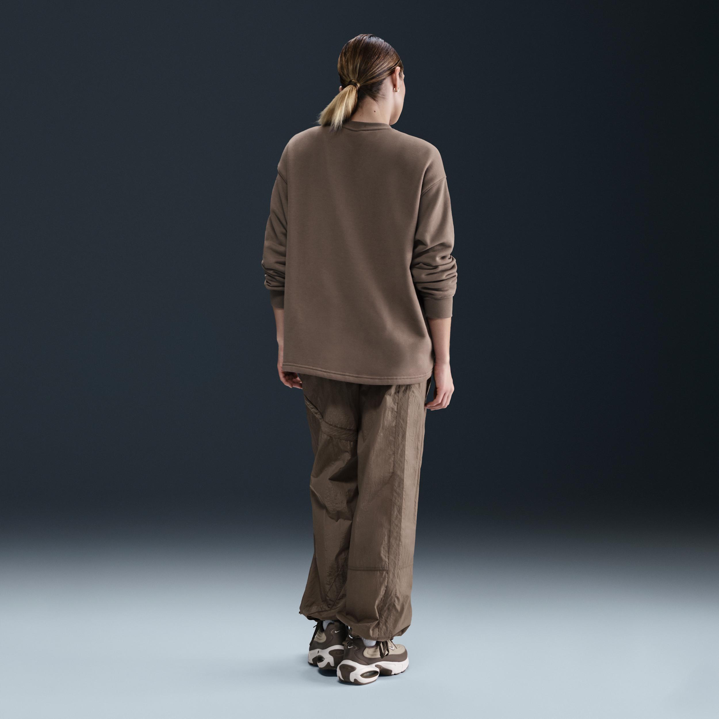 Women's Nike Sportswear Oversized Crew-Neck French Terry Sweatshirt Product Image