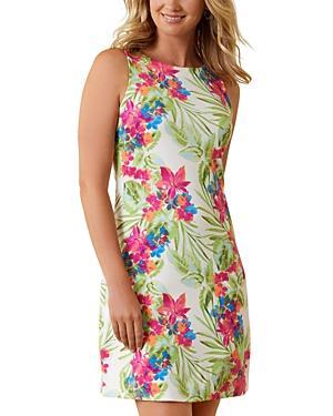 Tommy Bahama Darcy Enchanted Bay Sleeveless Dress (Coconut) Women's Dress Product Image