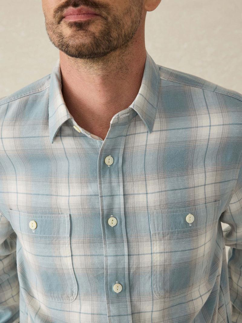 Tried & True Chambray Workshirt - Emerald Coast Plaid Product Image