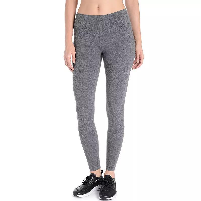 Women's Danskin Wide Waist Ankle Leggings, Size: Small, Rich Black Product Image