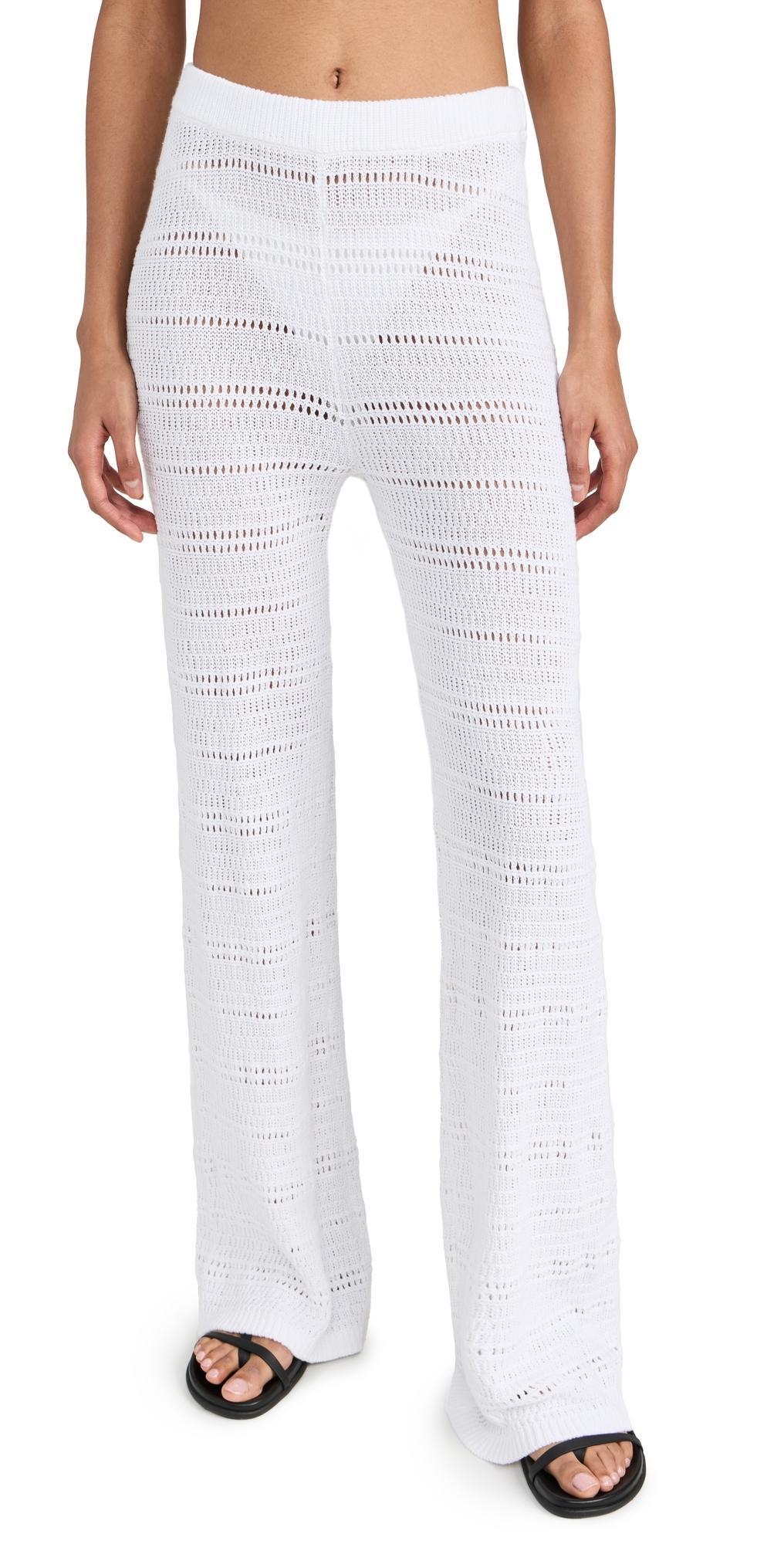 Womens Marbella Crocheted Cover-Up Pants Product Image