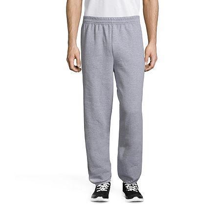 Hanes EcoSmart Womens Fleece Sweatpants with Open Bottom Legs, 30.5 Light Steel S Product Image