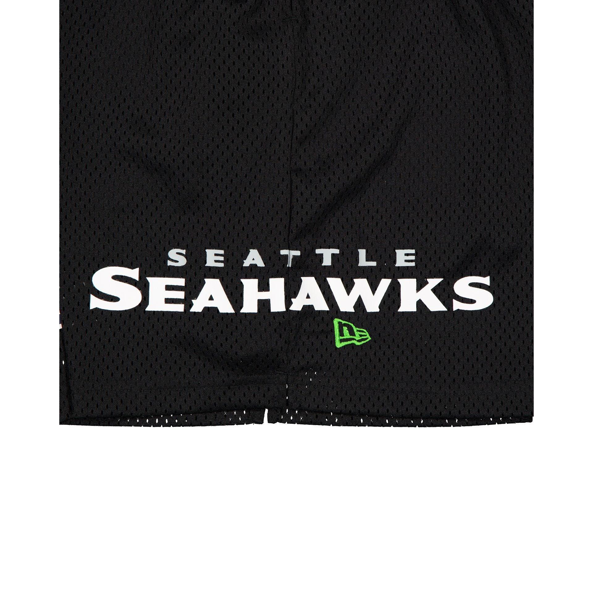 Seattle Seahawks Mesh Black Shorts Male Product Image