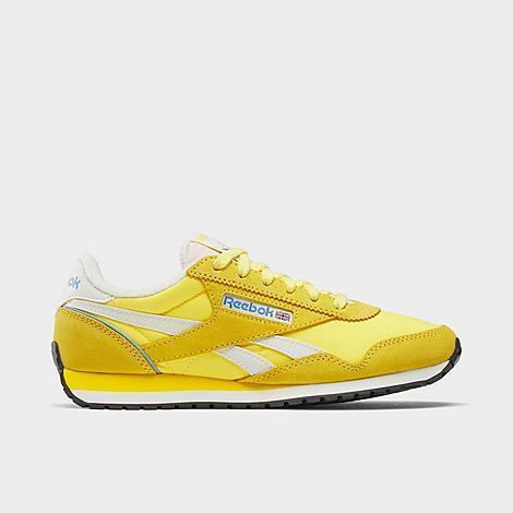 Reebok Women's Classic AZ Casual Shoes in Yellow/Golden Haze Size 7.5 Suede Product Image