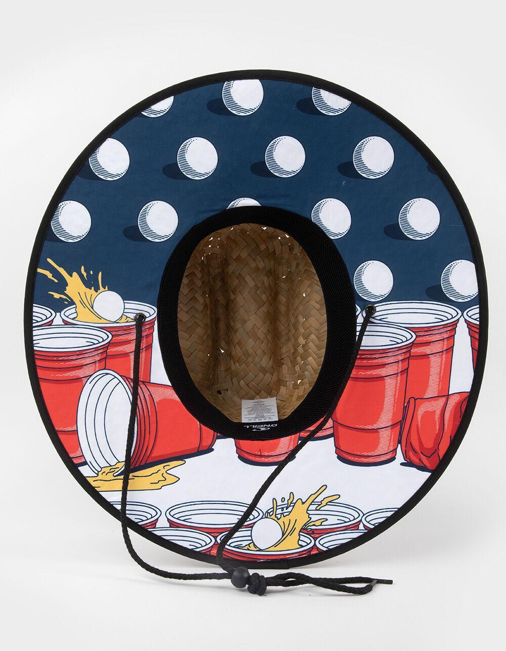 O'NEILL Sonoma Prints Straw Lifeguard Hat - RED/WHT/BLUE Product Image