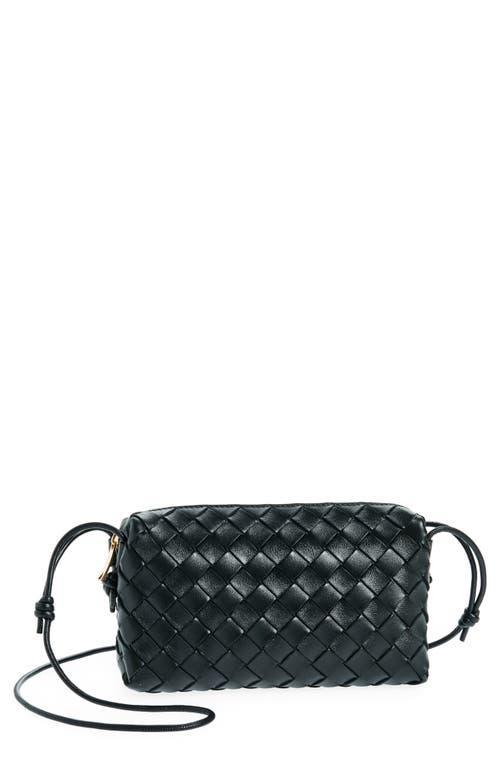 Womens Mini East-West Intrecciato Leather Shoulder Bag Product Image