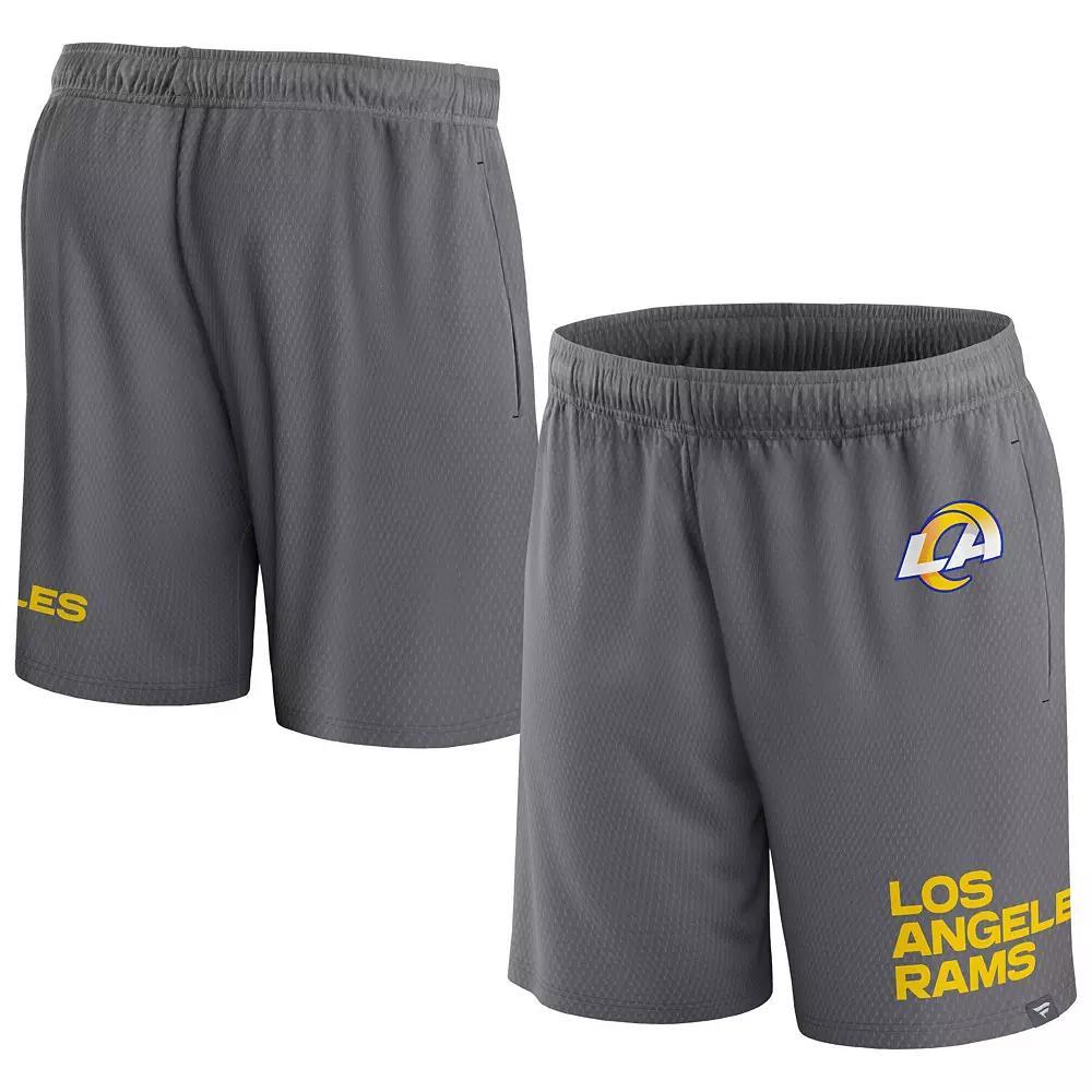 Men's Fanatics Branded Gray Los Angeles Rams Clincher Shorts, Size: XL, Grey Product Image