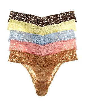 Hanky Panky Signature Original-Rise Thongs, Set of 5 Product Image