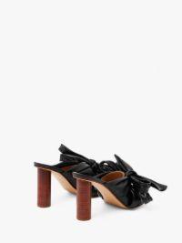 BOW HEELED MULES in black | JW Anderson US  Product Image