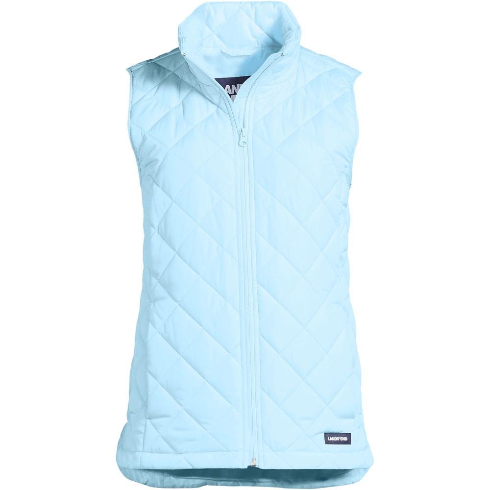 Petite Lands' End Insulated Vest, Women's, Size: Small Petite, Dark Green Green Product Image