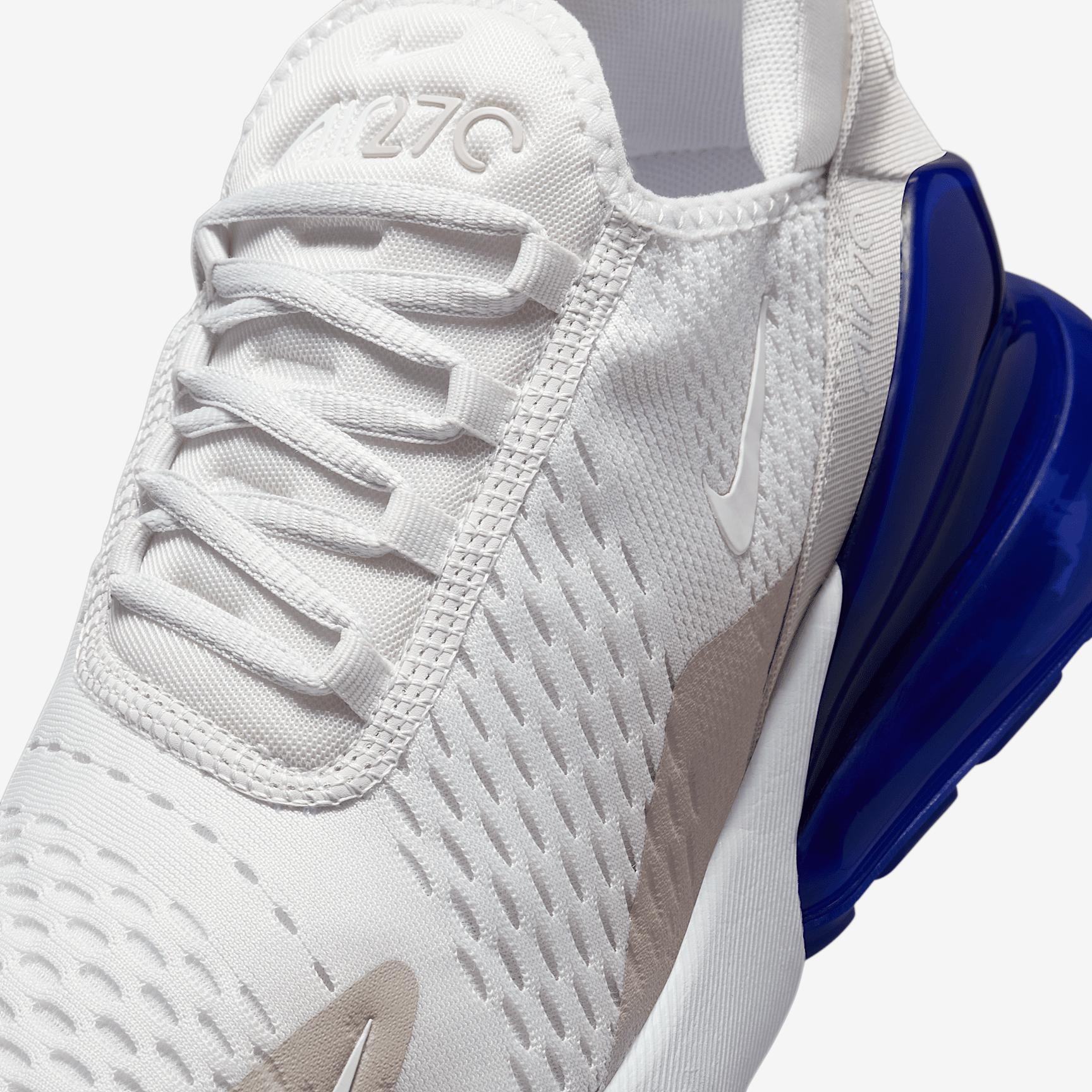 Nike Mens Air Max 270 Casual Shoes in Vast Grey/College Grey/Racer Blue Product Image