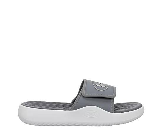 Under Armour Men's Ignite Pro 8 Slides, Size: 13, Titan Gray Product Image