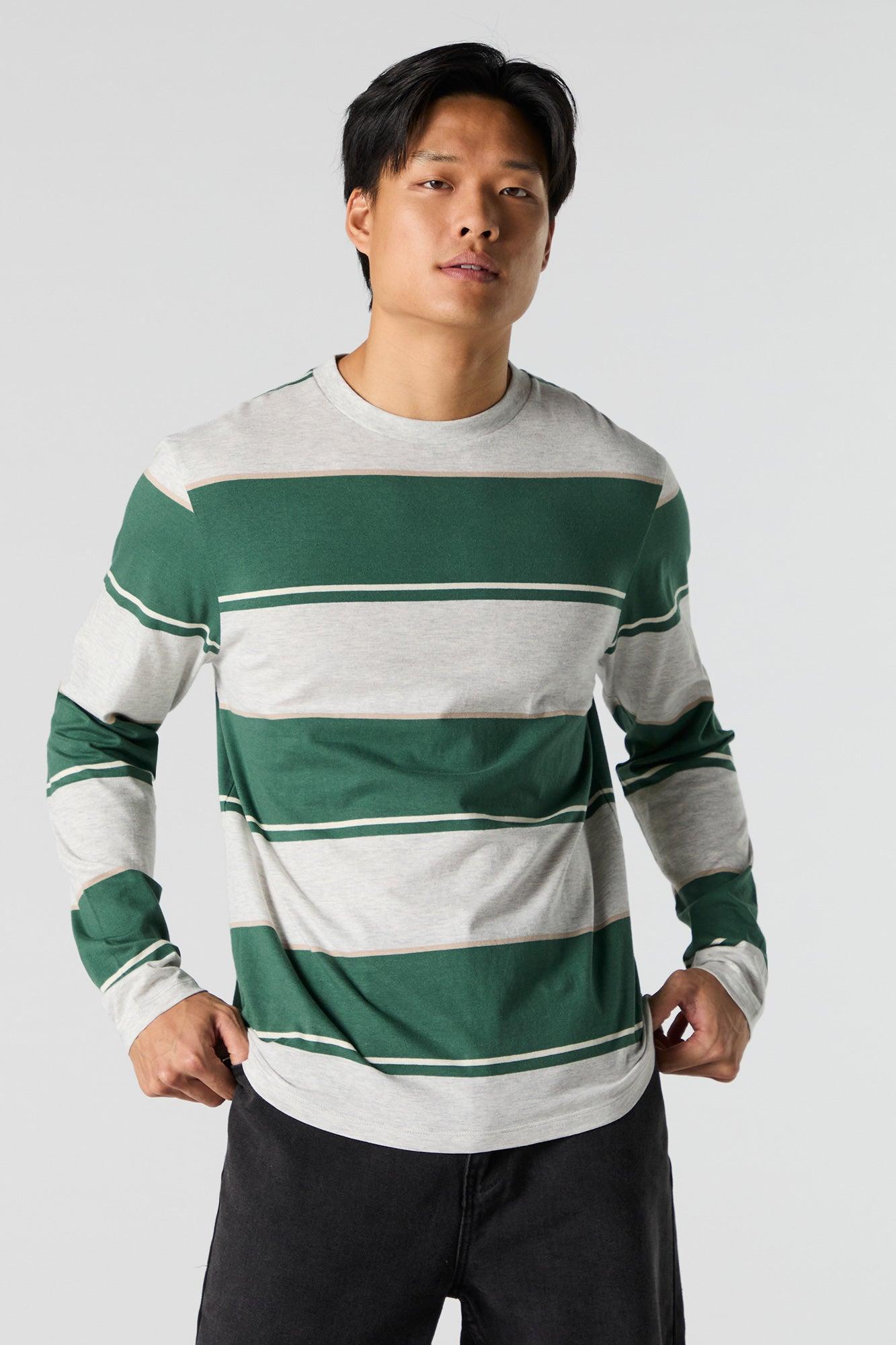 Striped Long Sleeve Top Male Product Image