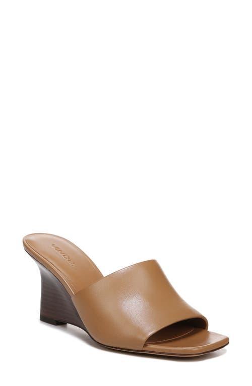 Womens Pia 75MM Leather Wedge Sandals Product Image