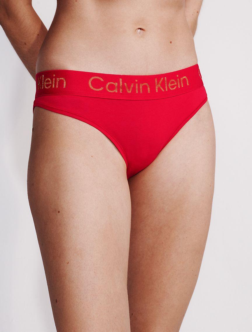Calvin Klein Womens Icon Cotton Modal Bikini - Black - XS Product Image