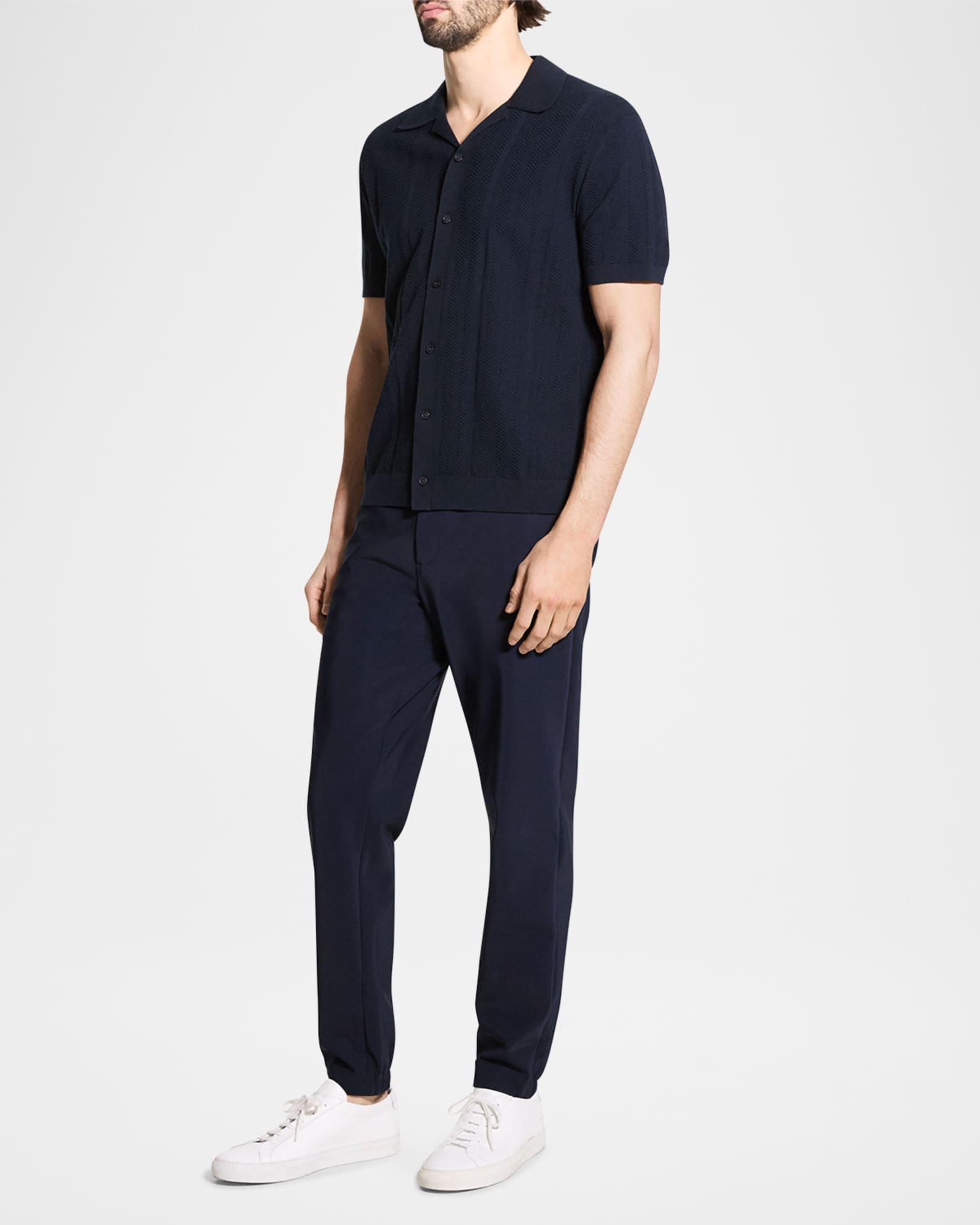 Men's Herringbone Knit Camp Shirt Product Image