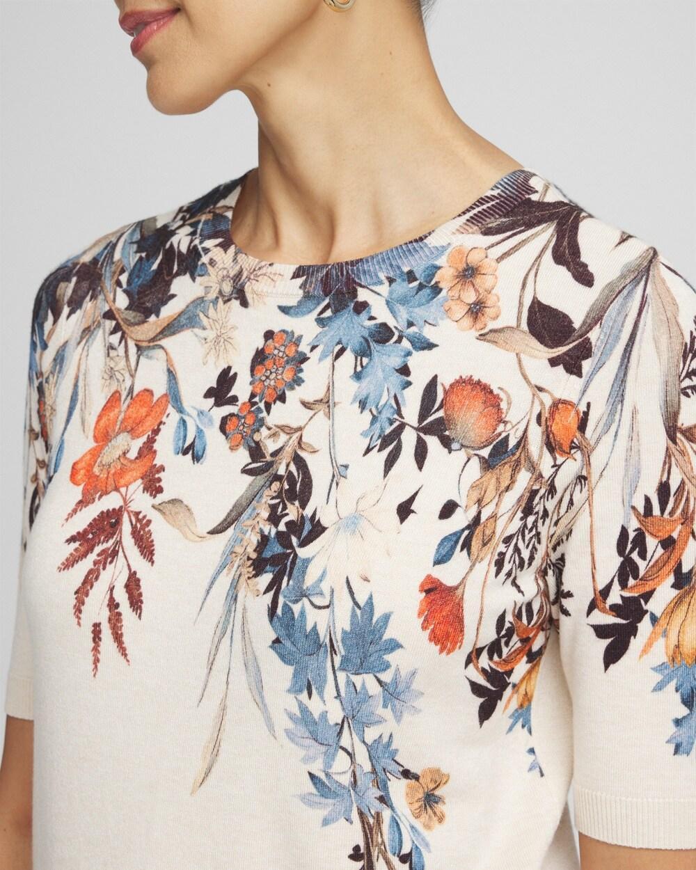 Autumn Short Sleeve Pullover Sweater Product Image