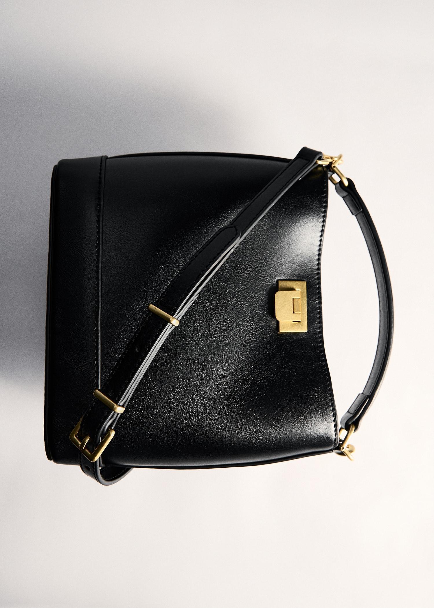 Mango Womens Rear Padlock Mini-Shopper Bag Product Image