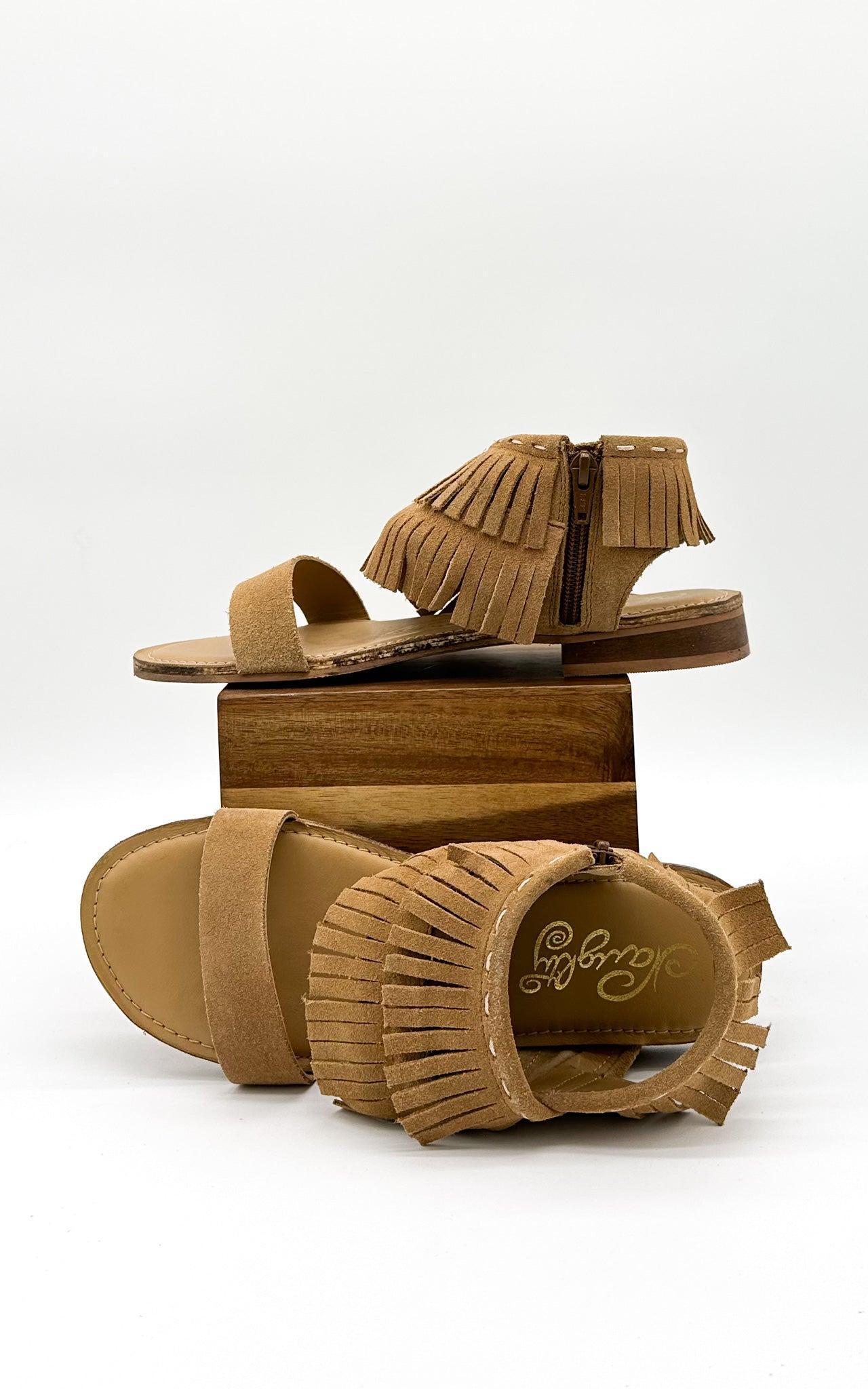 Fringe Star Sandal in Tan (Online Exclusive) Product Image