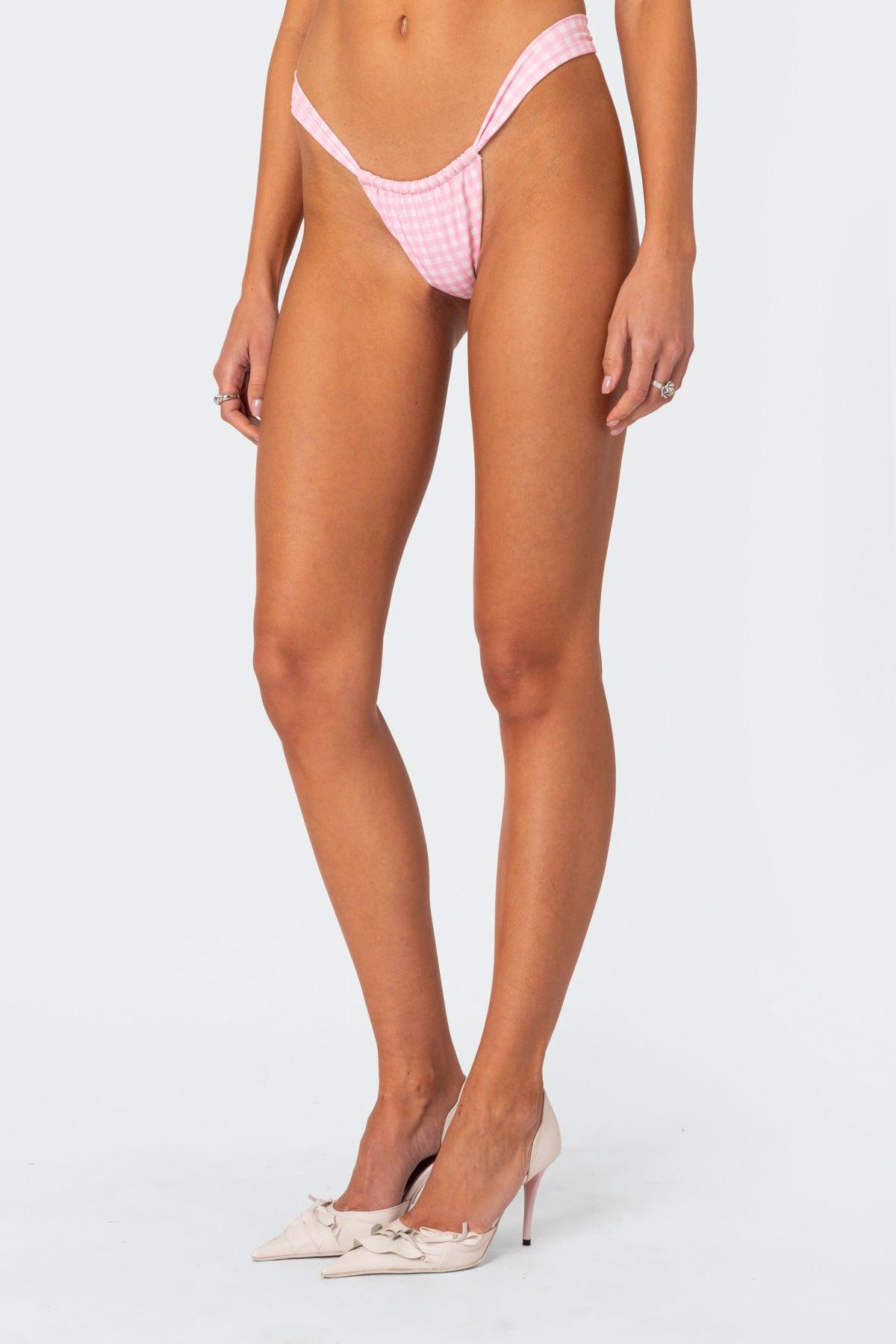 Gingham Bikini Bottom Product Image