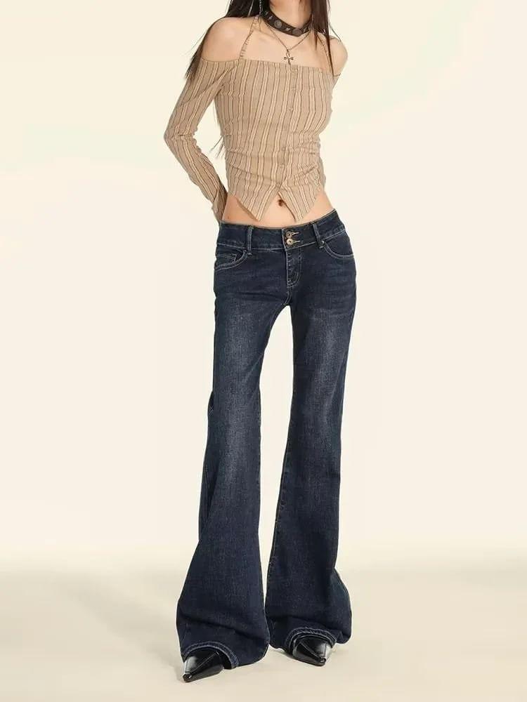 High Waist Flared Jeans Product Image