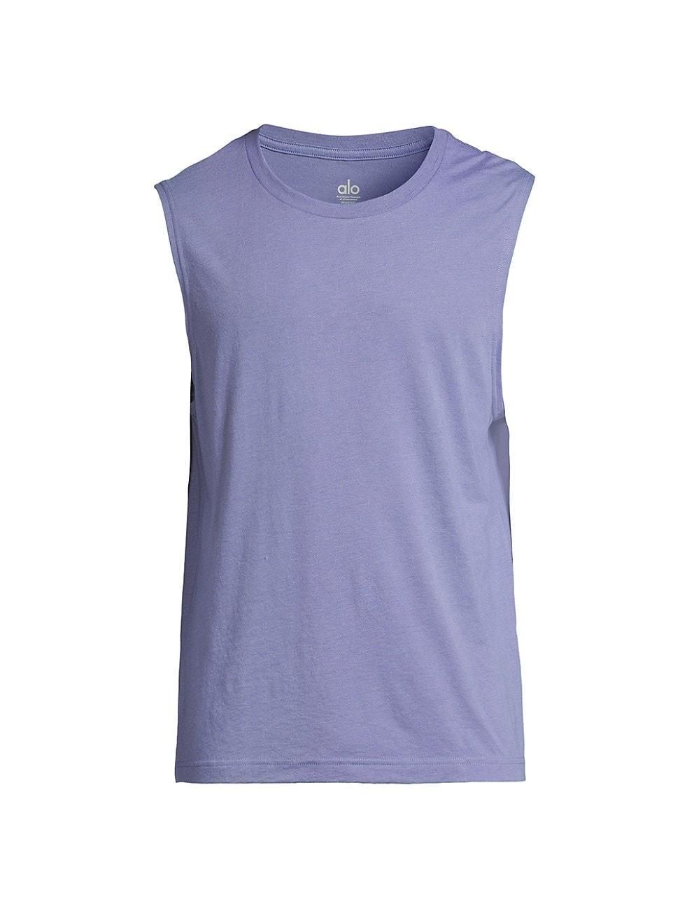 Alo Yoga | The Triumph Muscle Tank Top Blue Product Image