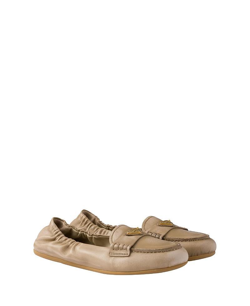 Prada Womens Nappa Leather Loafers Product Image