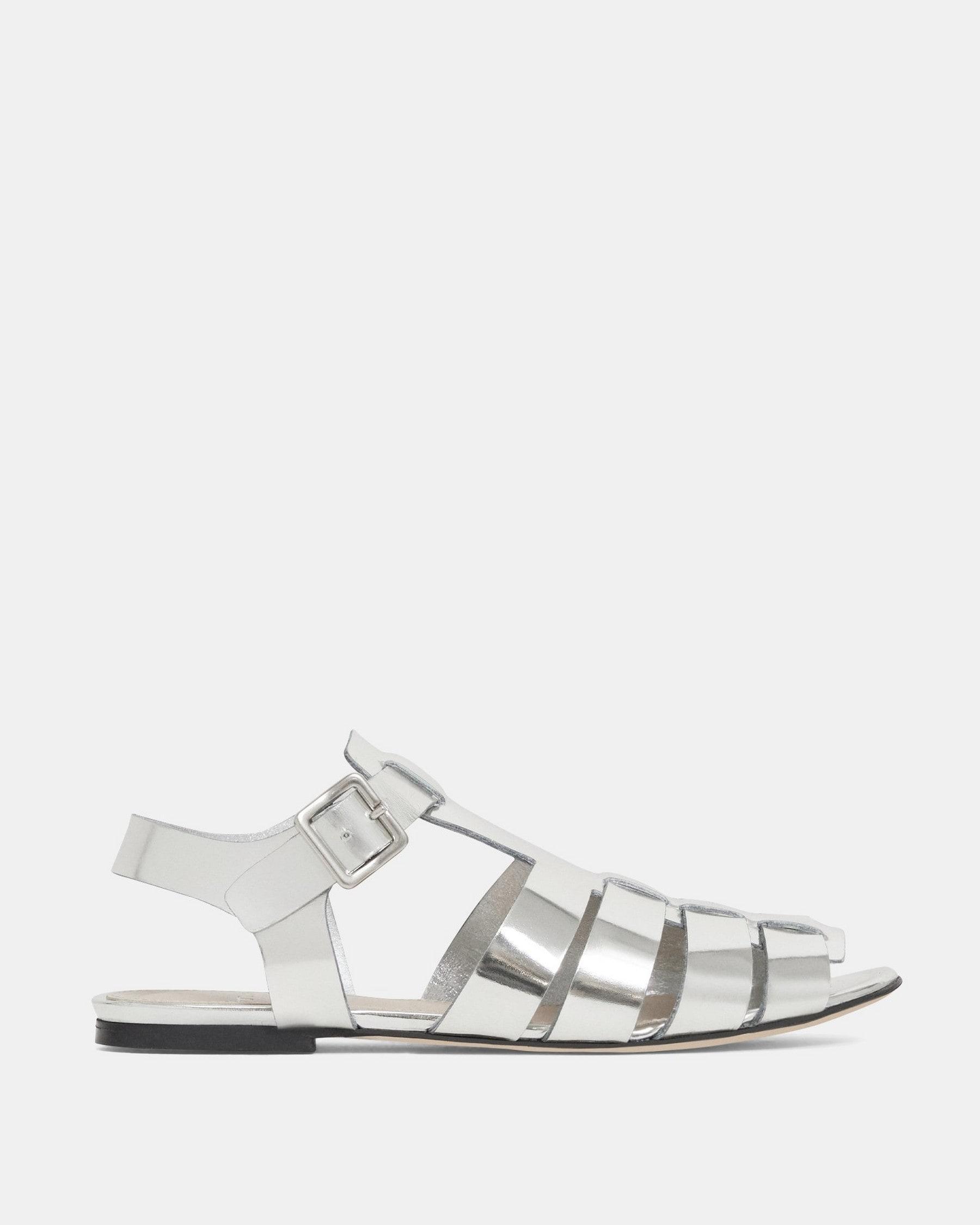 Fisherman Sandal in Metallic Leather Product Image