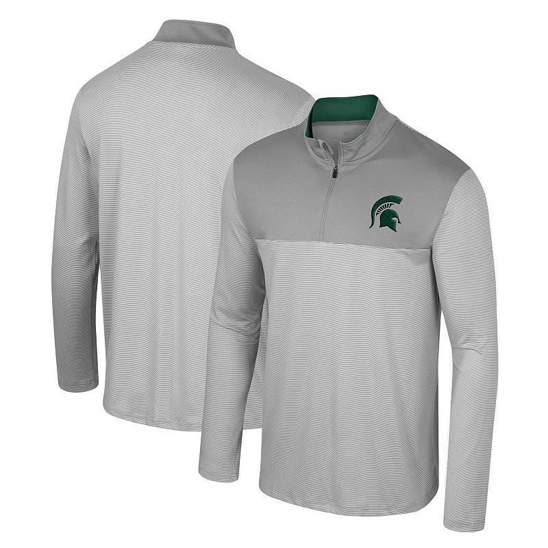 Men's Colosseum Gray UCLA Bruins Tuck Quarter-Zip Top, Size: XL, Grey Product Image