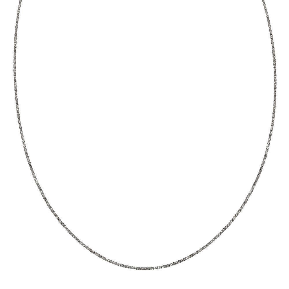 PRIMROSE Sterling Silver Bead Chain Necklace - 18 in., Women's, Size: 18", Grey Product Image