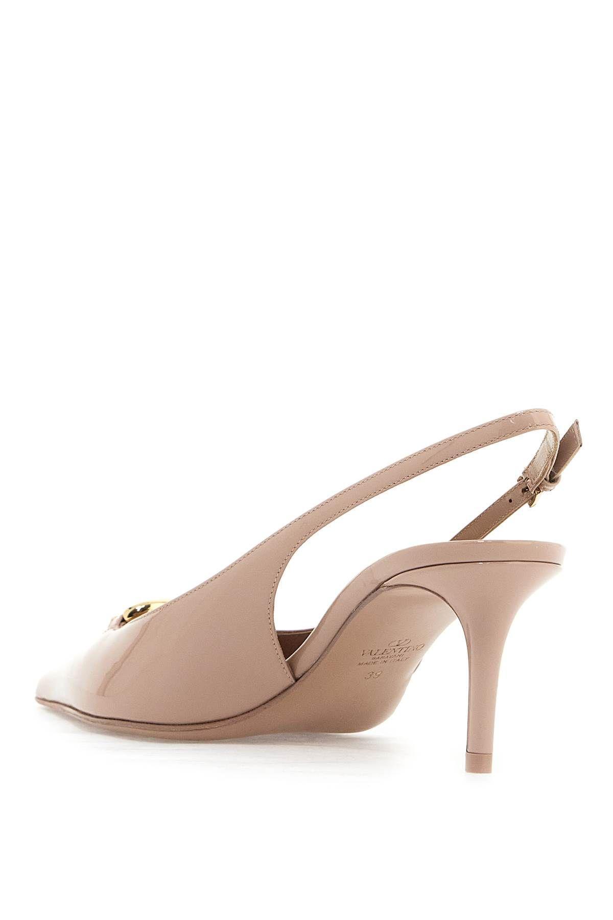 VALENTINO GARAVANI Slingback Vlogo Dãcollet In White Product Image