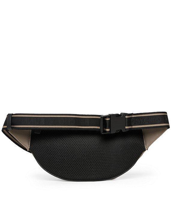 Psycho Bunny Hip Canvas/Buffed Leather Bag Product Image