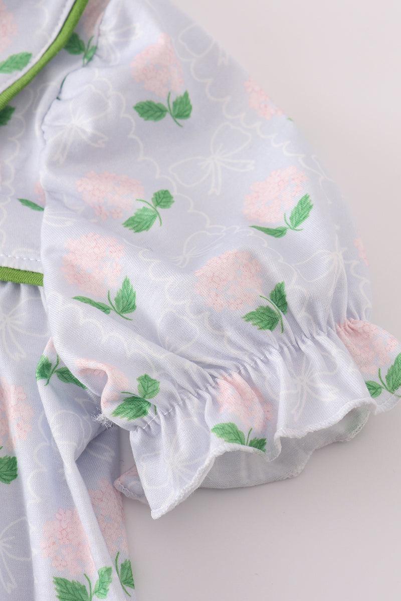 Floral bow print dress Product Image