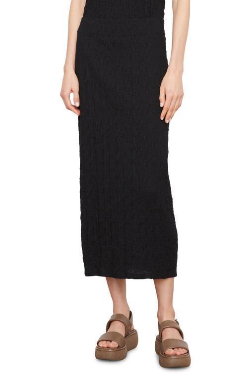 Womens Textured Midi-Skirt Product Image