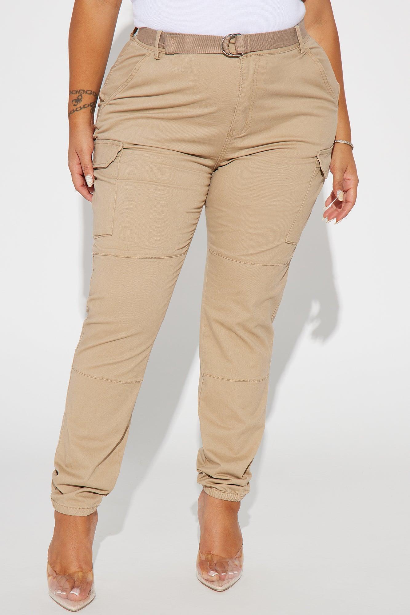 Cadet Khloe Oversized Cargo Pants - Khaki Product Image