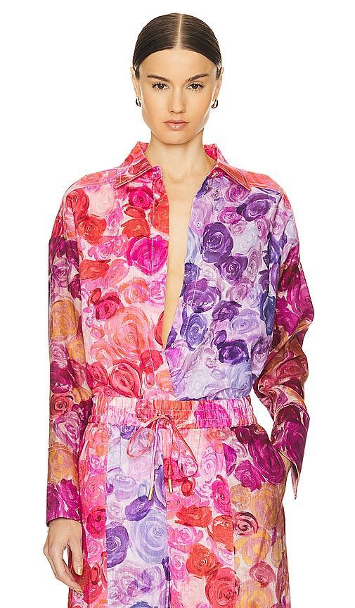 Vision Oversized Linen Shirt Aje Product Image