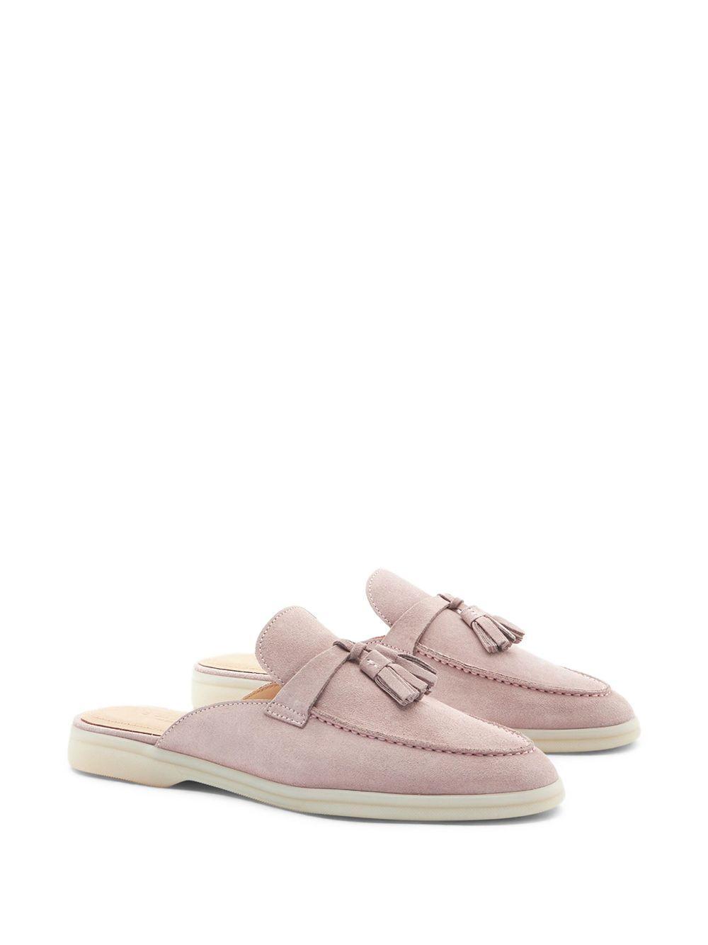 Lucrezia tassel suede mules Product Image