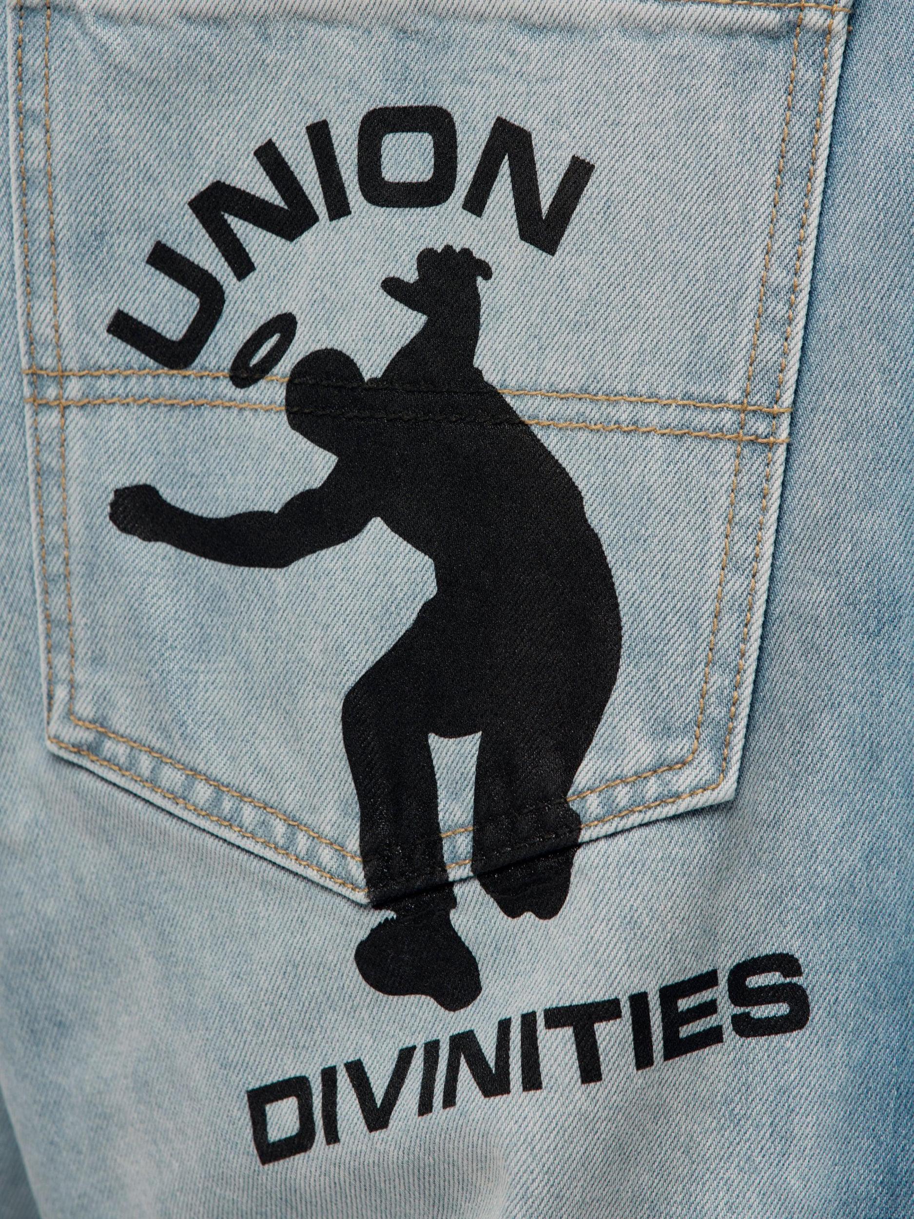 Divinities x Union Distressed Jeans (Stone Wash) Product Image