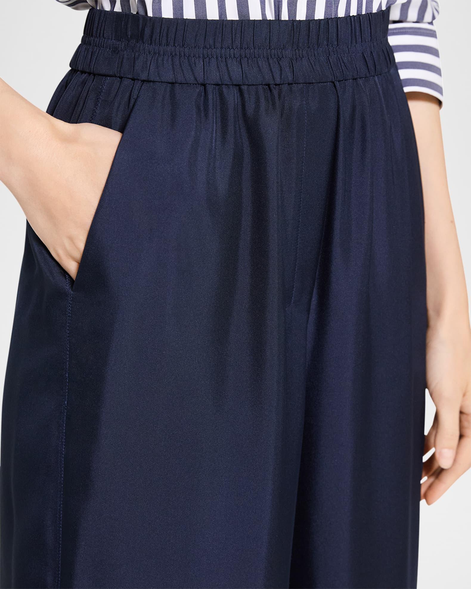 Pull-On Silk Track Pants Product Image