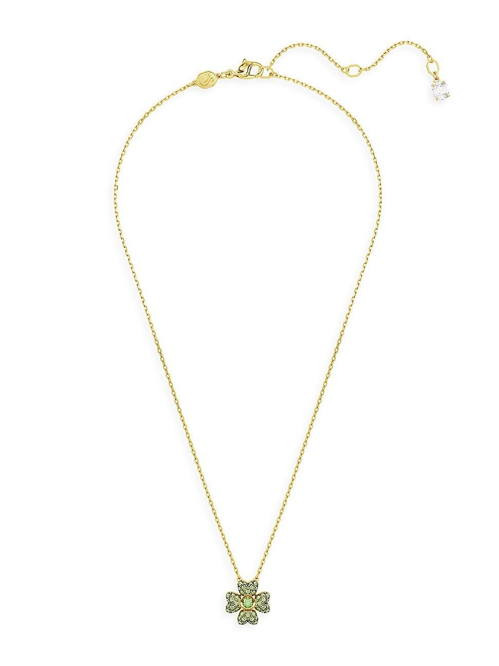Swarovski Idyllia Crystal Clover Pendant Necklace, 14.96-17.72 Product Image
