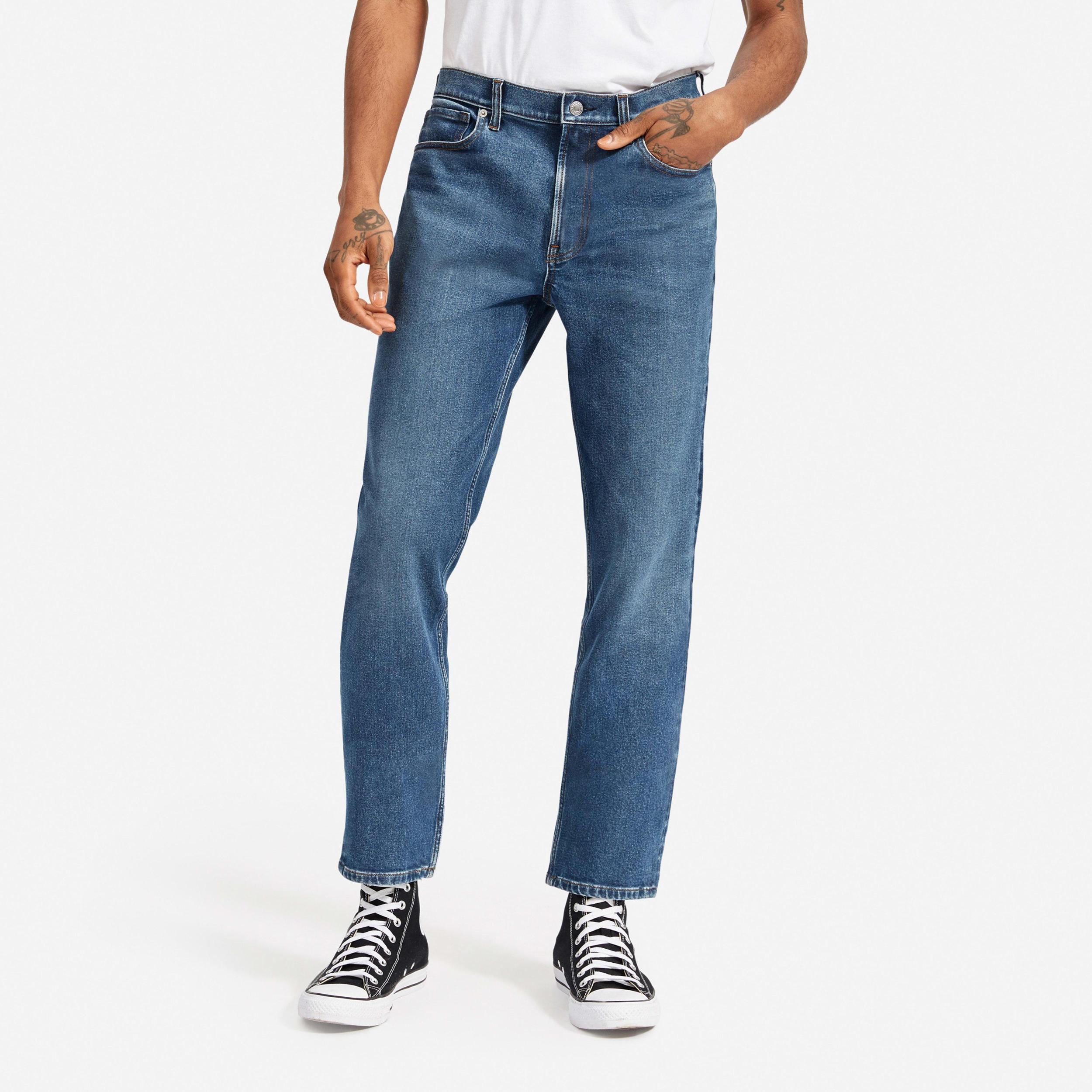 The Relaxed 4-Way Stretch Organic Jean | Uniform Product Image