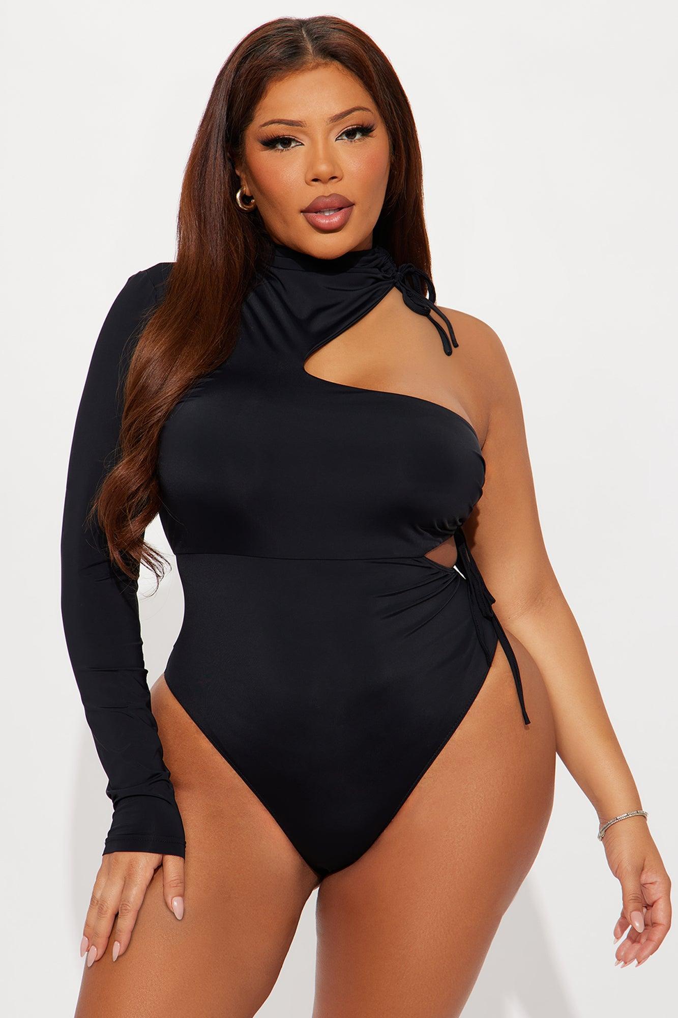 Eleni Cut Out Bodysuit - Black Product Image