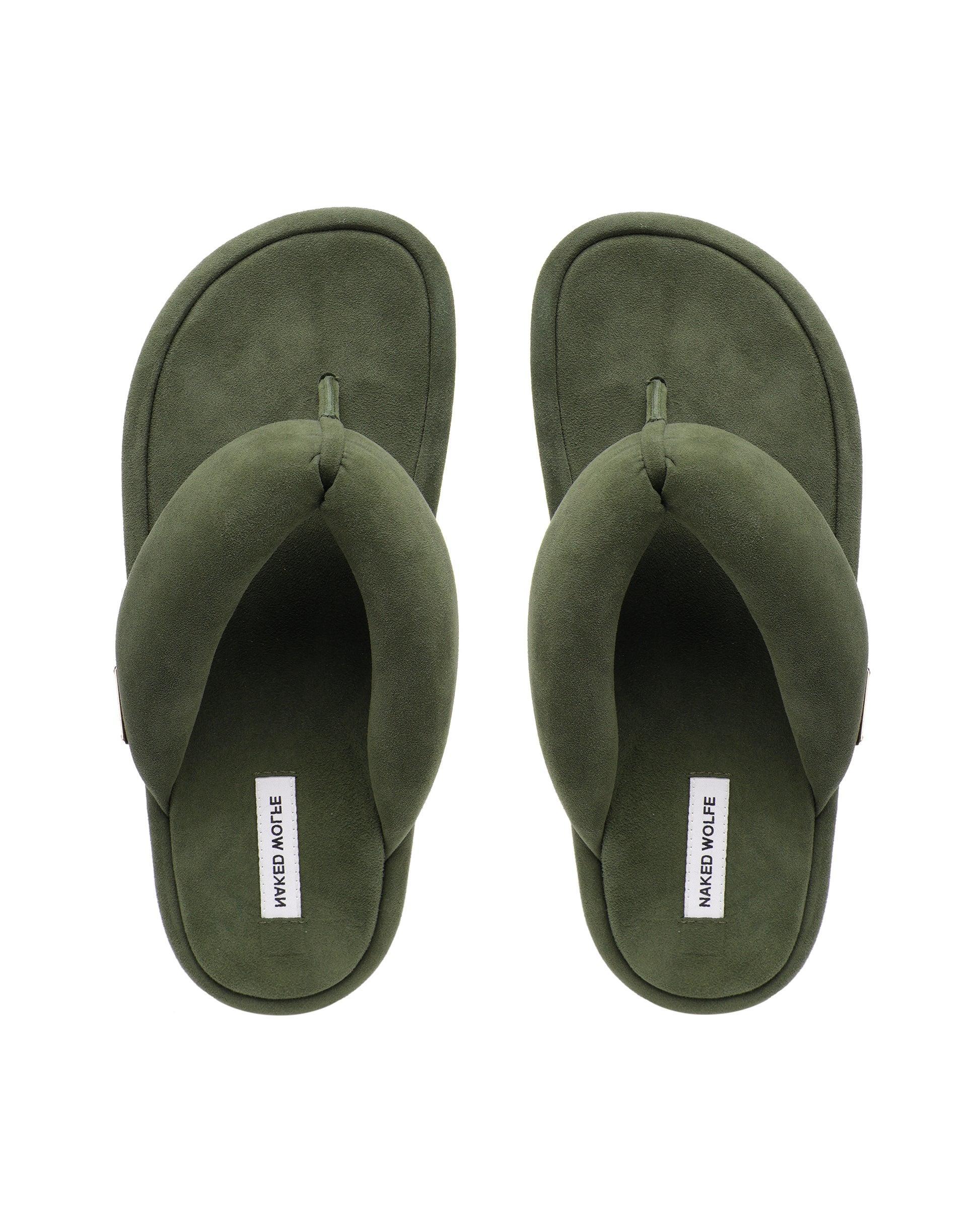 Hilary Olive Suede Product Image