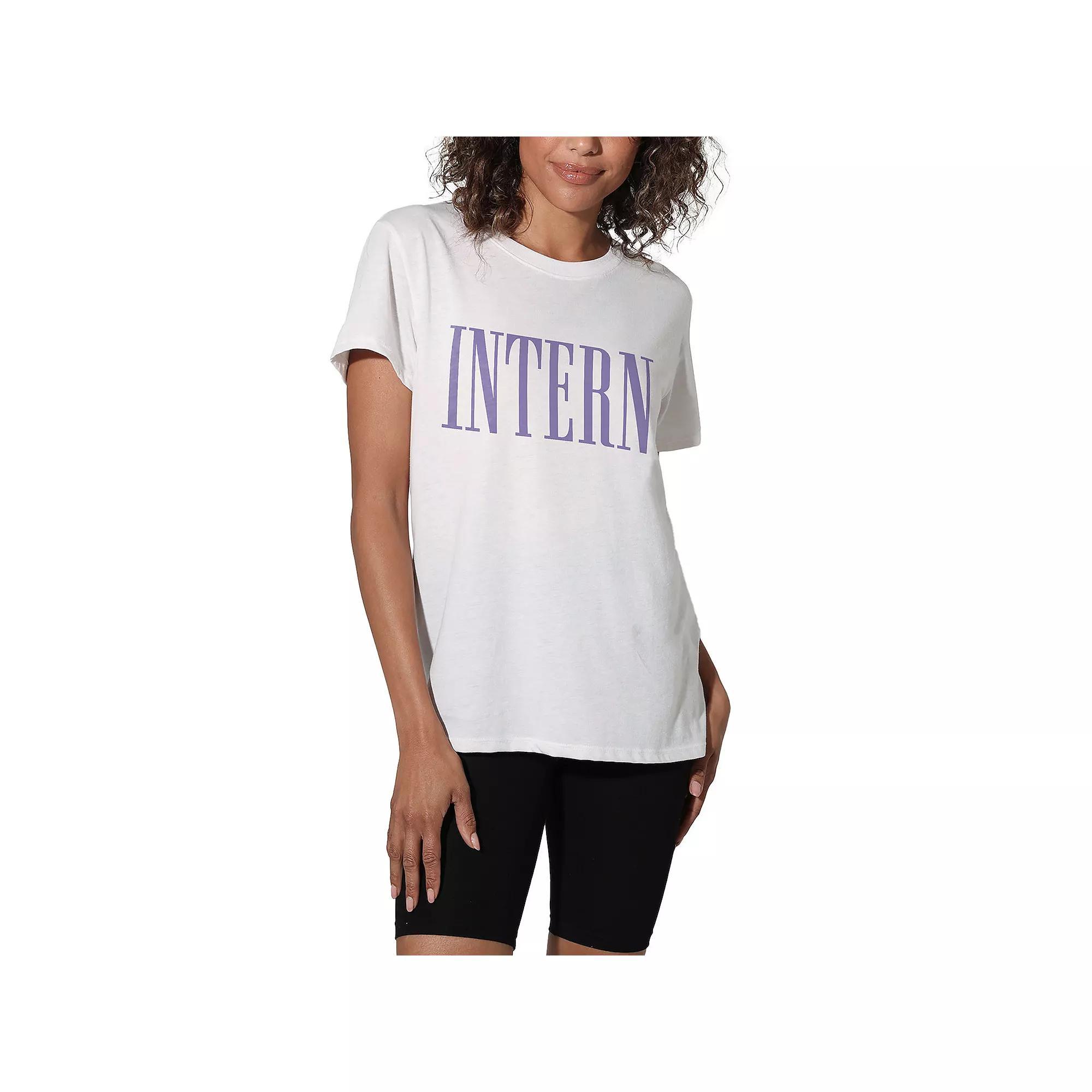 Women's Suburban Riot Intern Relaxed Fit Tee, Girl's, Size: XS, White Product Image