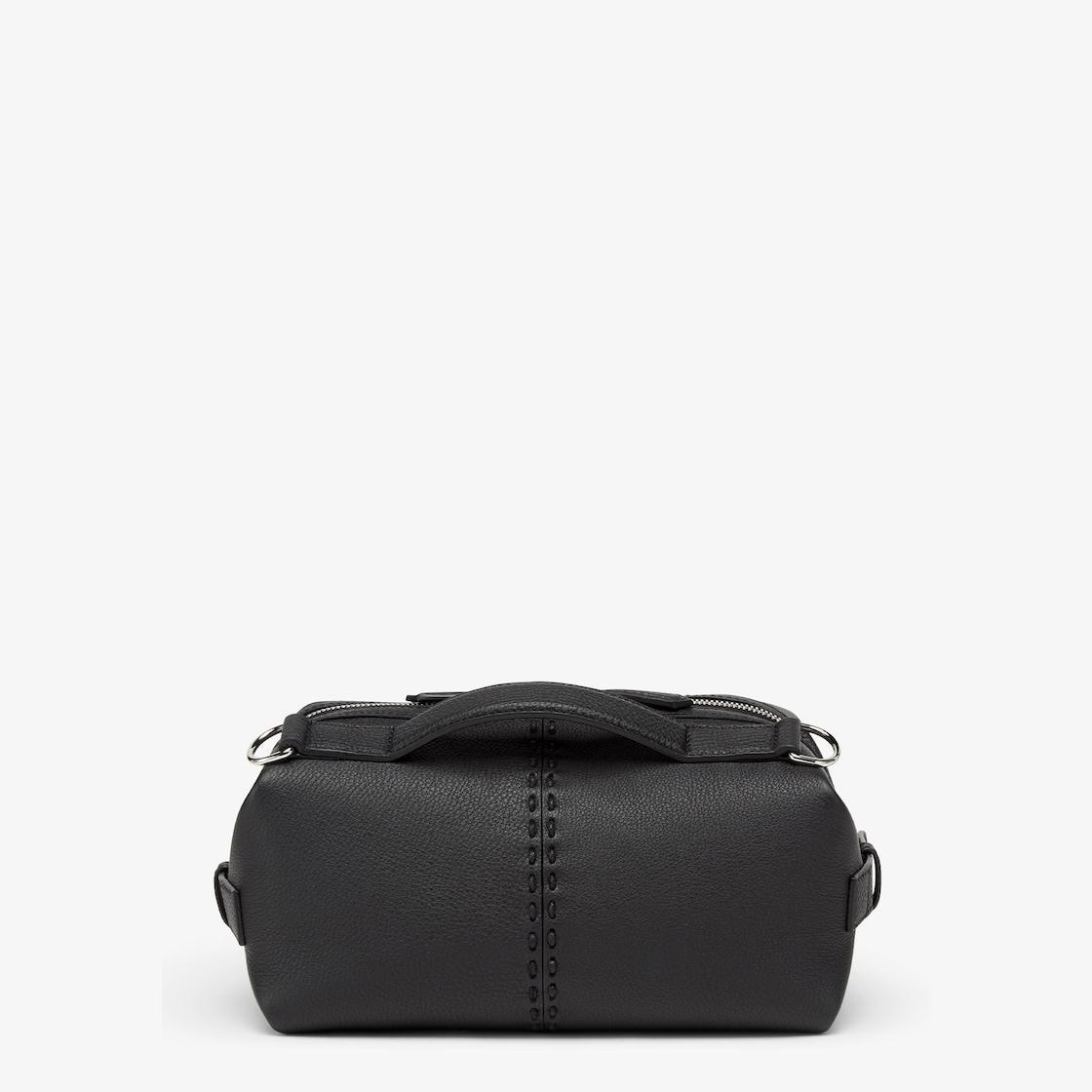 Selleria Fendi Siesta SmallBlack leather Selleria bag with 266 hand-sewn topstitches Product Image