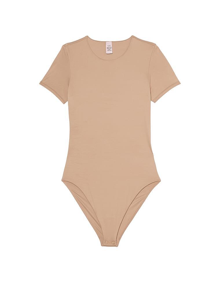 BODYWEAR by Victoria with FeatherSoft™ Innovation Short-Sleeve Bodysuit Product Image