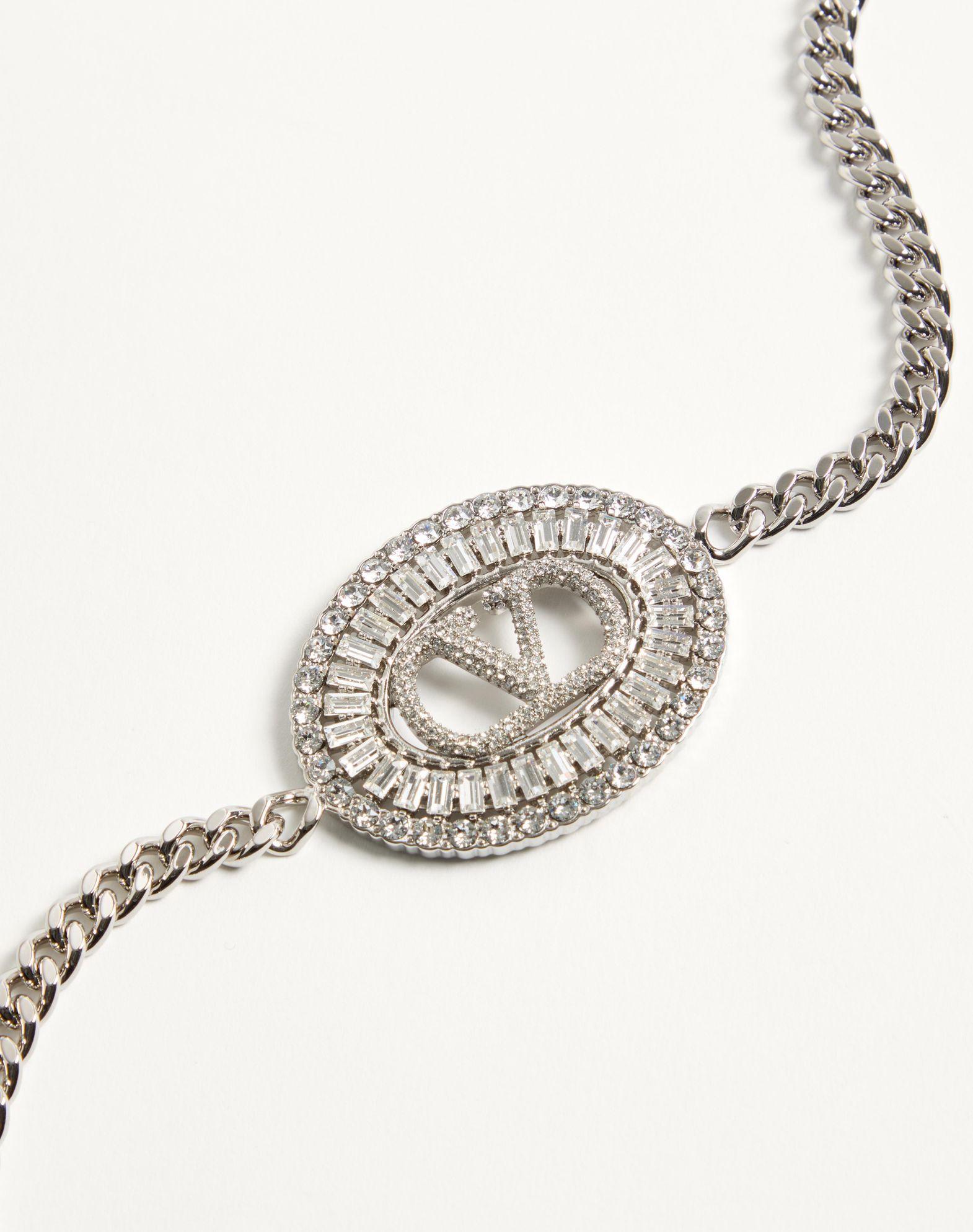 Vlogo Signature Chain Belt With Crystals Product Image