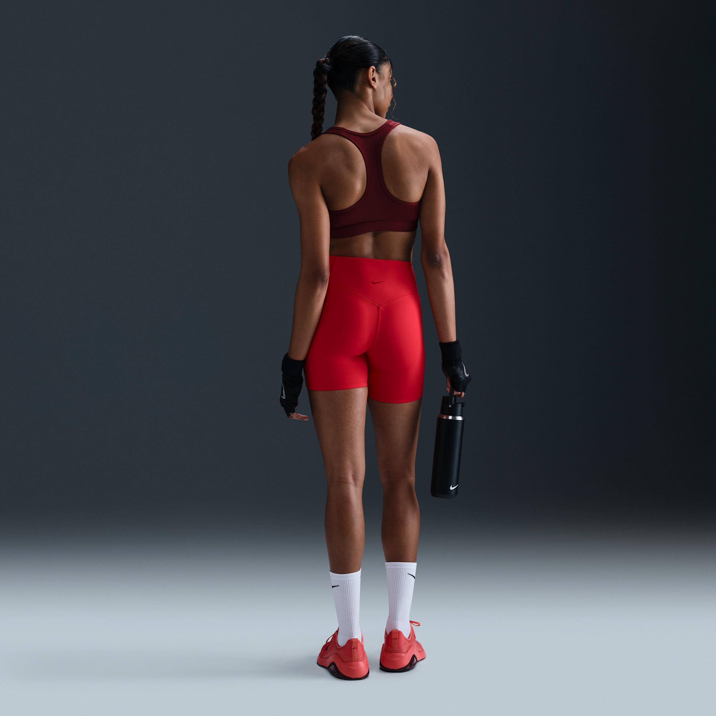 Nike Women's Universa Medium-Support High-Waisted 5" Biker Shorts with Pockets Product Image