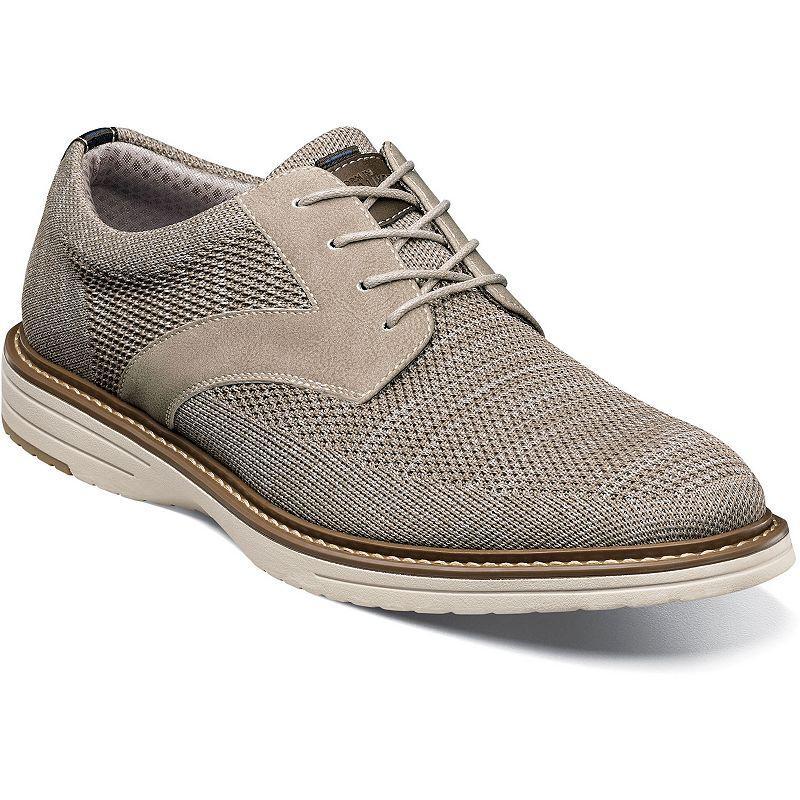 Nunn Bush Griff Mens Knit Plain Toe Oxford Shoes Brown Team Product Image
